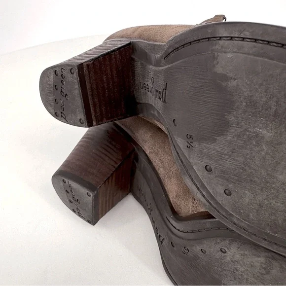 PAUL GREEN Sheridan Brown Nubuck Suede Ankle Boots 8 - Picture 10 of 15